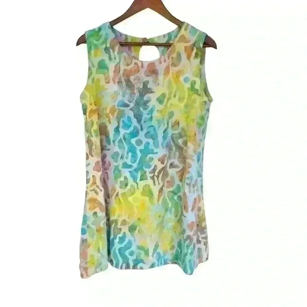 Bali Batiks Handpainted Resort Wear Midi Dress